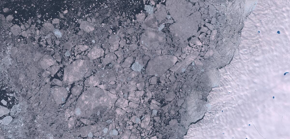 Aerial view of Humboldt Glacier