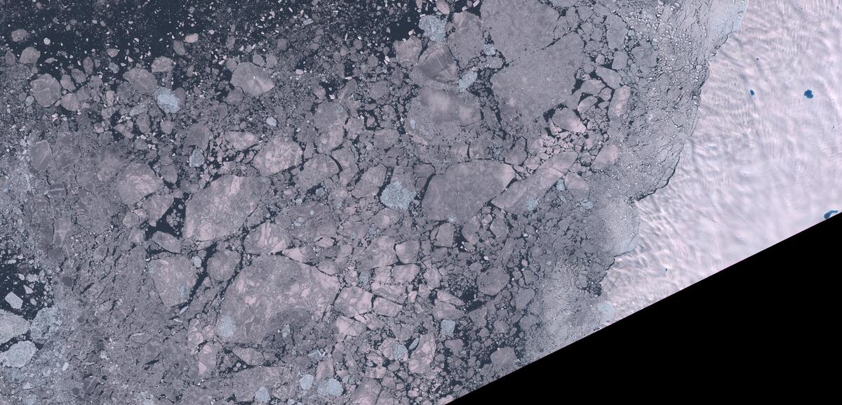 Aerial view of Humboldt Glacier