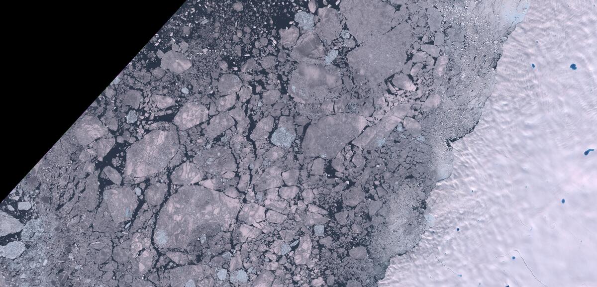 Aerial view of Humboldt Glacier