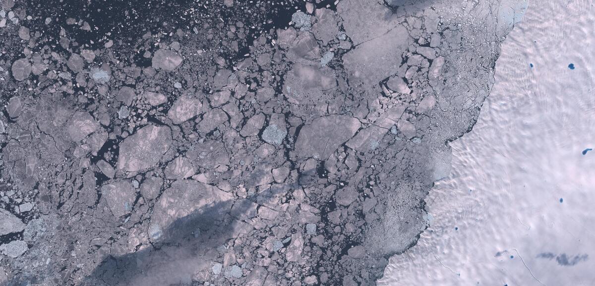 Aerial view of Humboldt Glacier