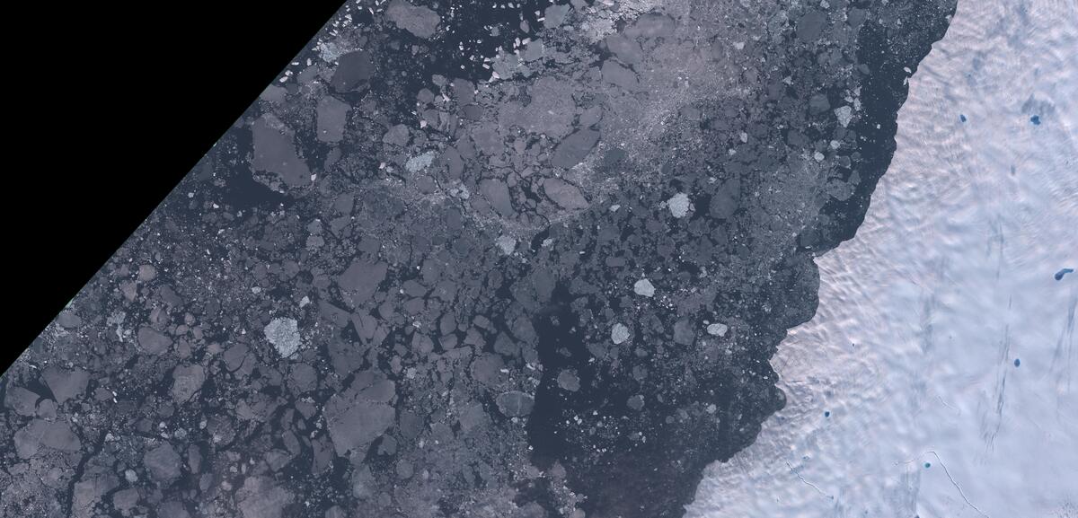 Aerial view of Humboldt Glacier