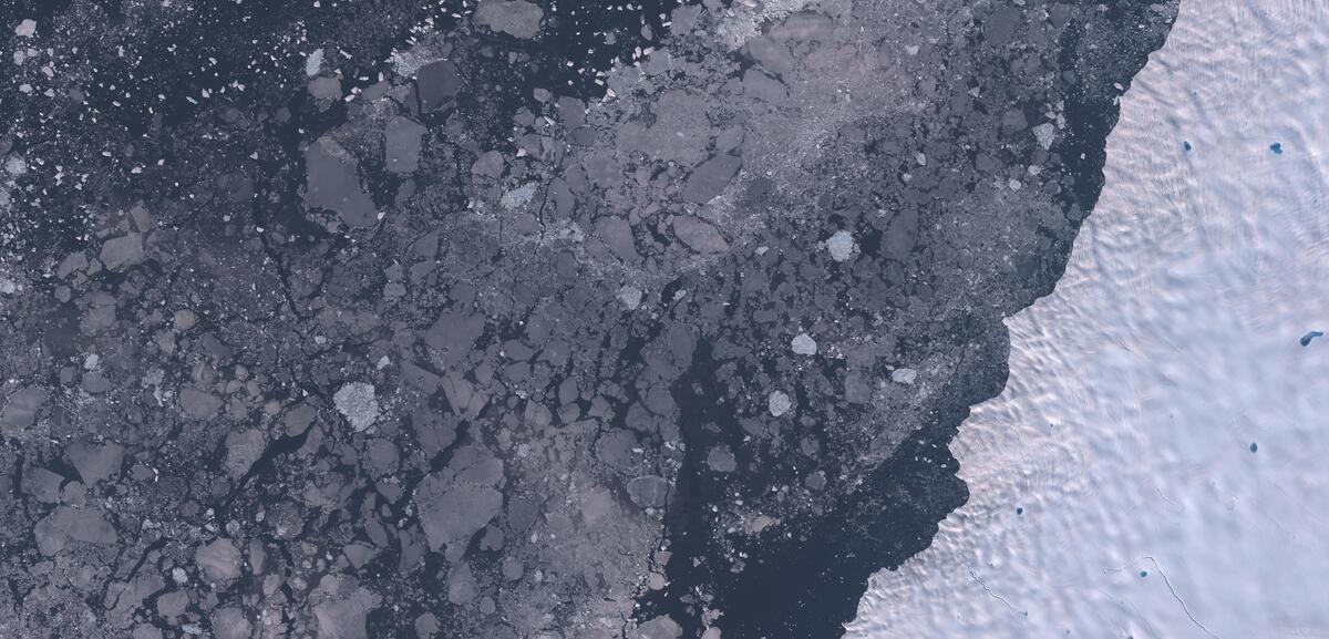 Aerial view of Humboldt Glacier