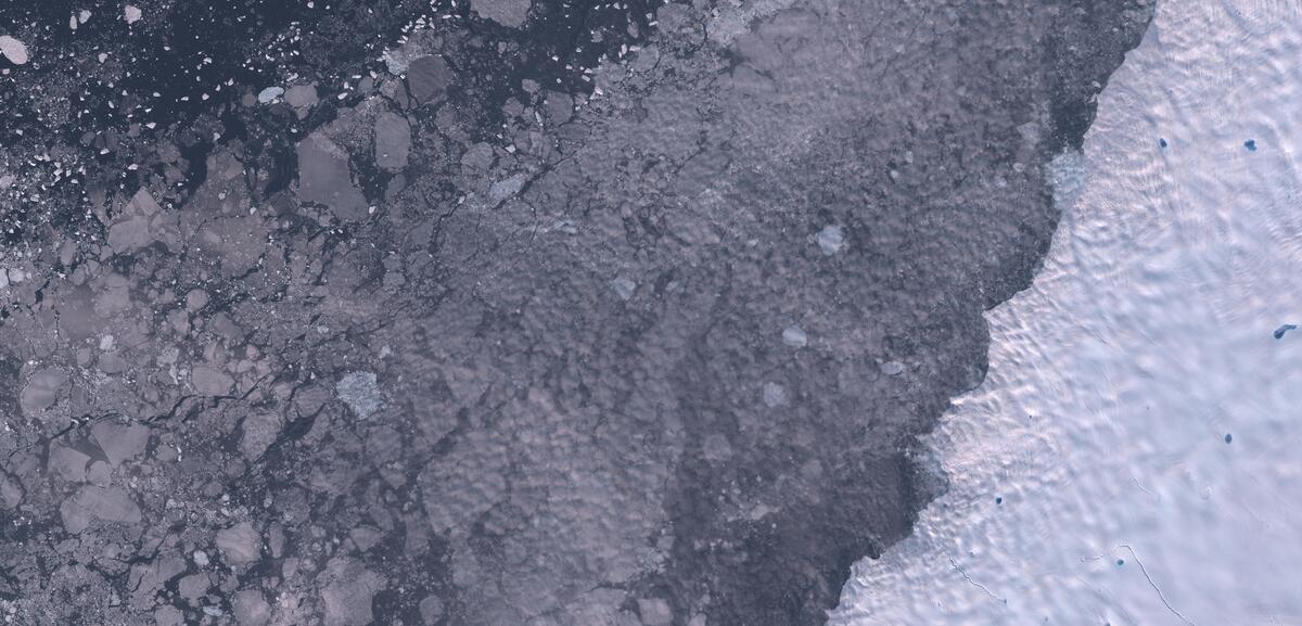 Aerial view of Humboldt Glacier
