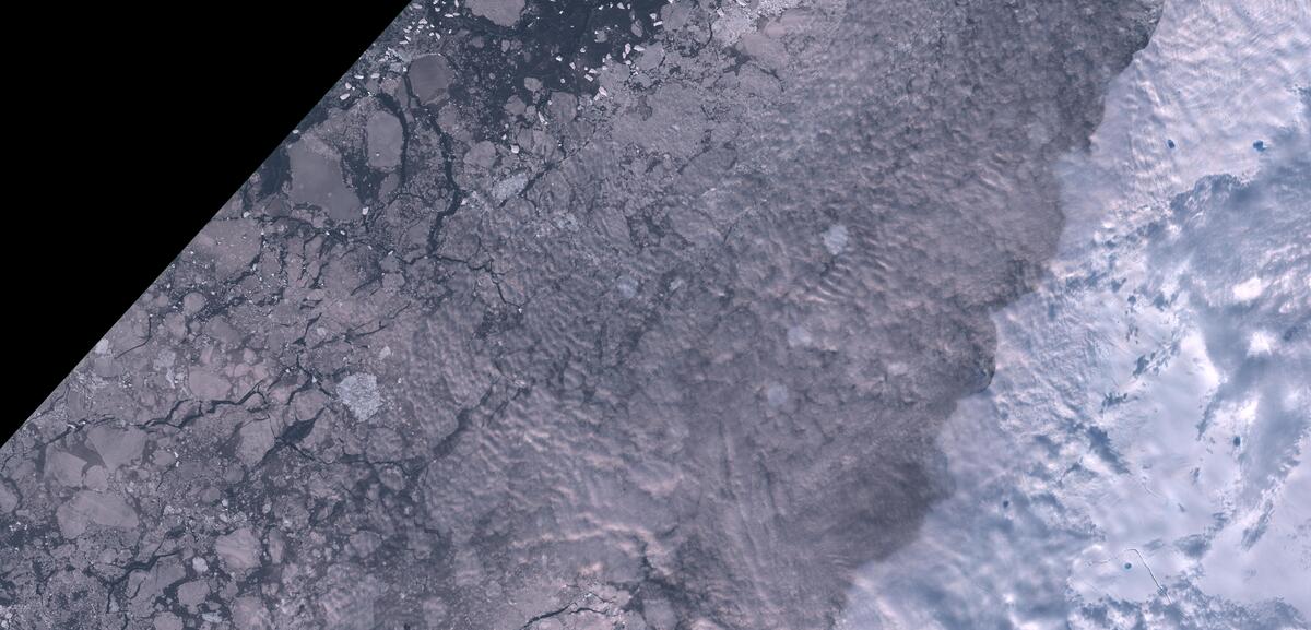 Aerial view of Humboldt Glacier