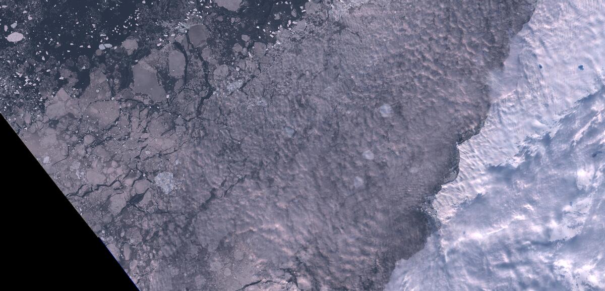 Aerial view of Humboldt Glacier