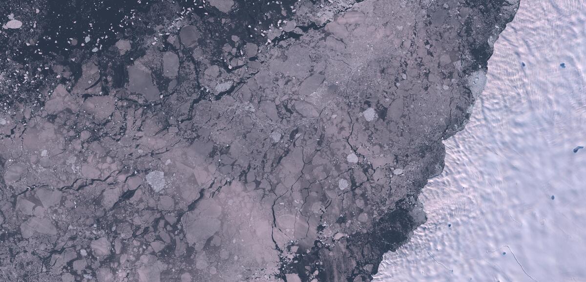Aerial view of Humboldt Glacier