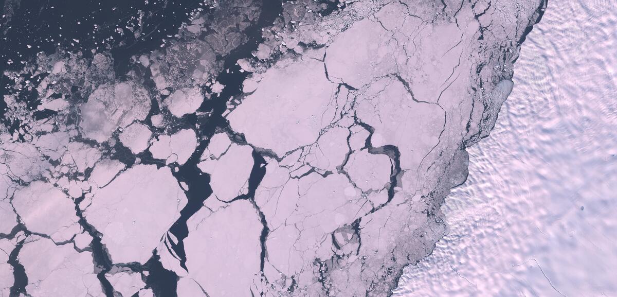 Aerial view of Humboldt Glacier