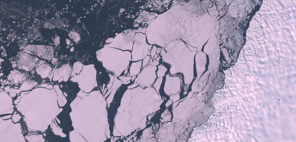 Aerial view of Humboldt Glacier
