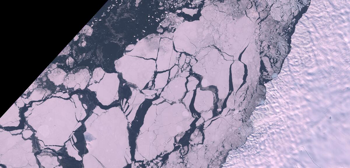 Aerial view of Humboldt Glacier