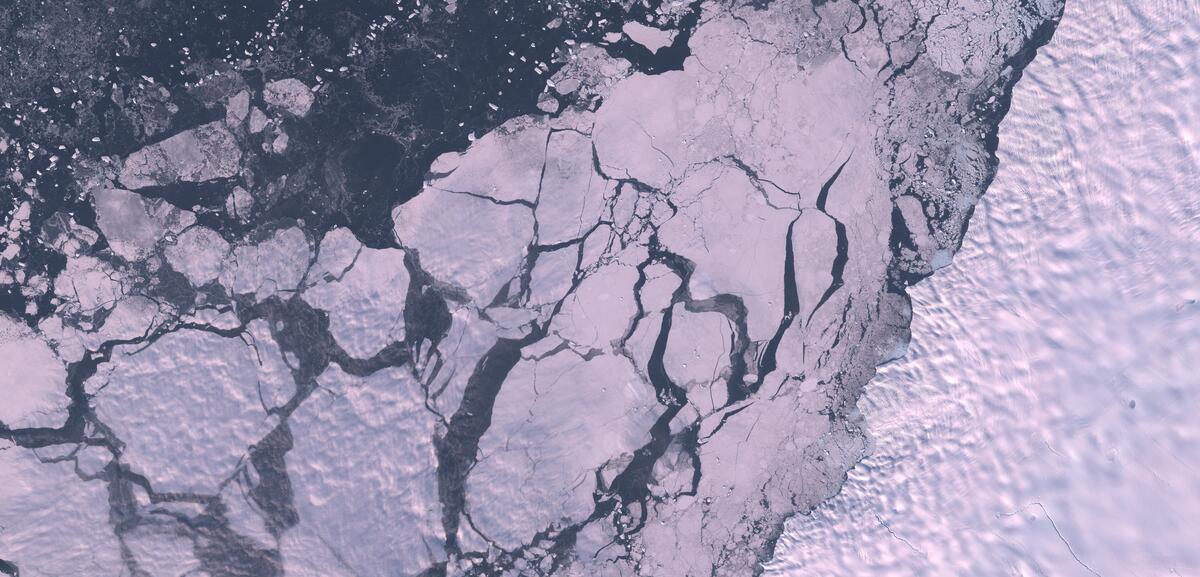Aerial view of Humboldt Glacier