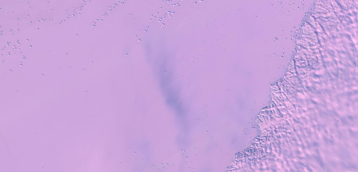 Aerial view of Humboldt Glacier