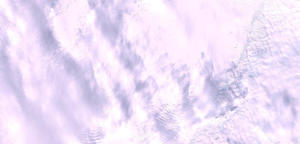 Aerial view of Humboldt Glacier