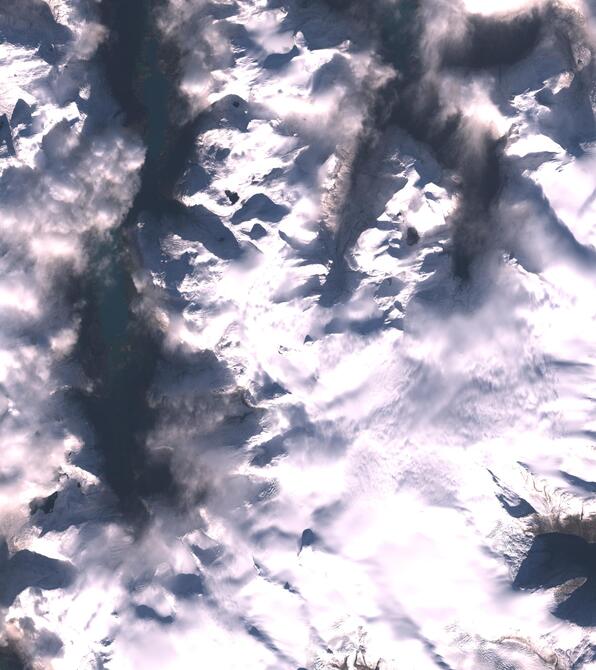 Aerial view of Jostedalsbreen