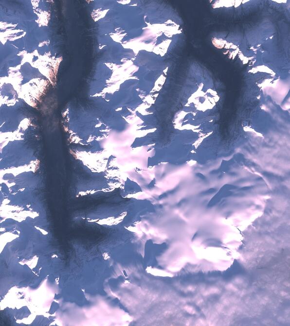 Aerial view of Jostedalsbreen