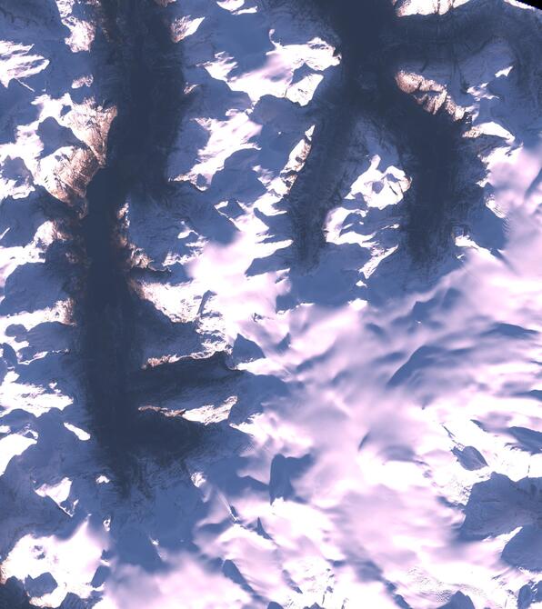 Aerial view of Jostedalsbreen