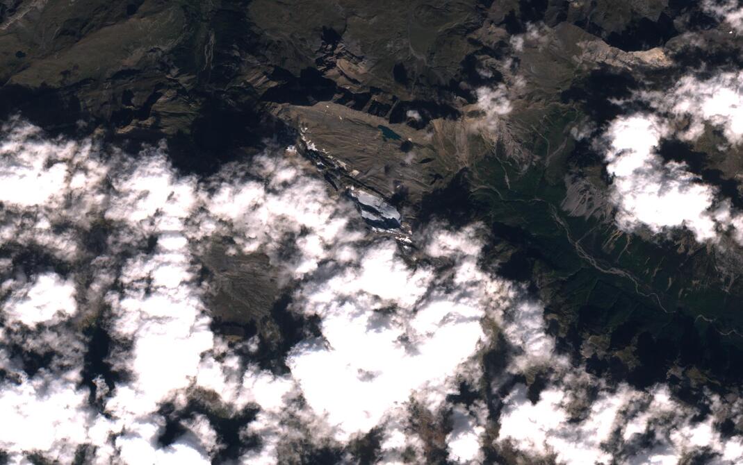 Aerial view of Monte Perdido