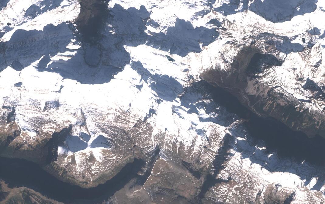 Aerial view of Monte Perdido