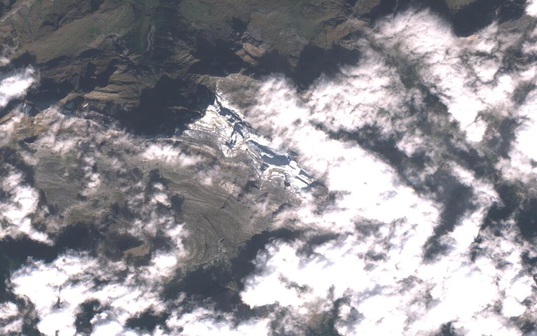 Aerial view of Monte Perdido
