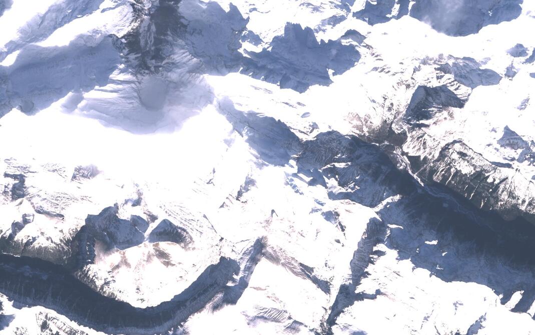Aerial view of Monte Perdido