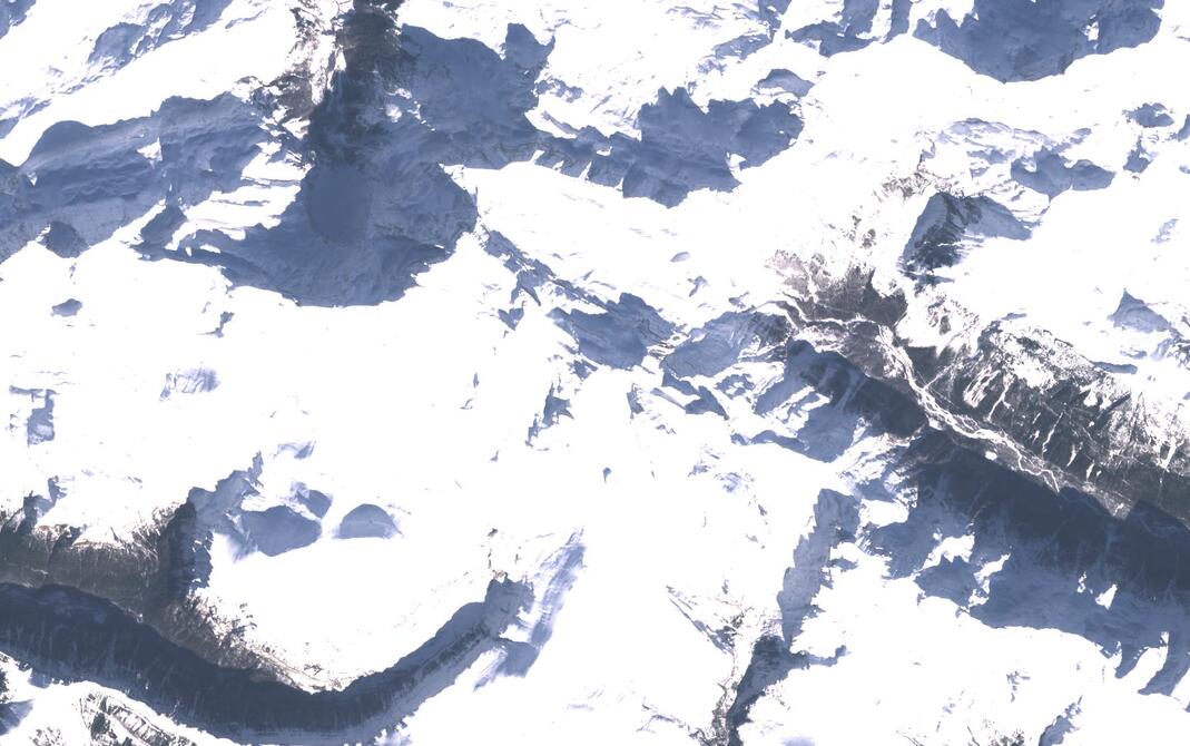 Aerial view of Monte Perdido
