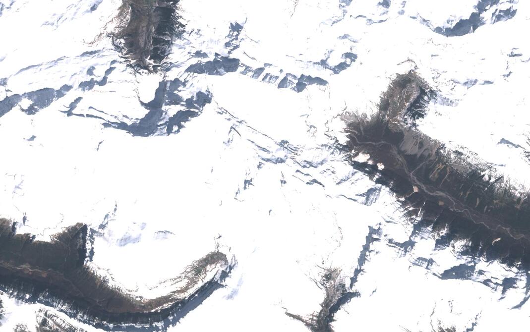 Aerial view of Monte Perdido
