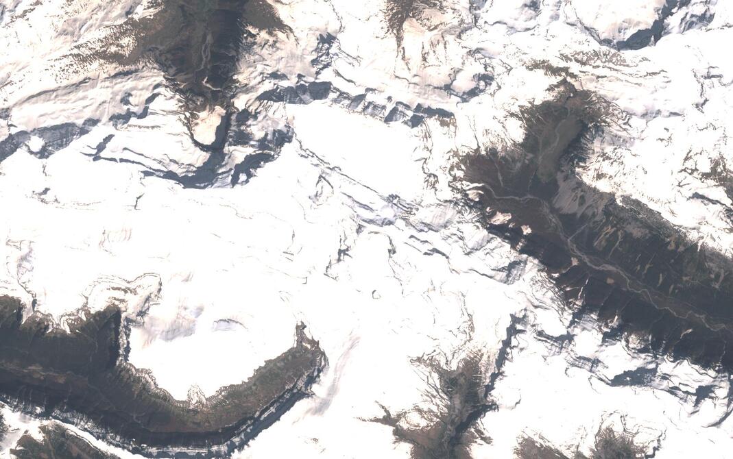 Aerial view of Monte Perdido