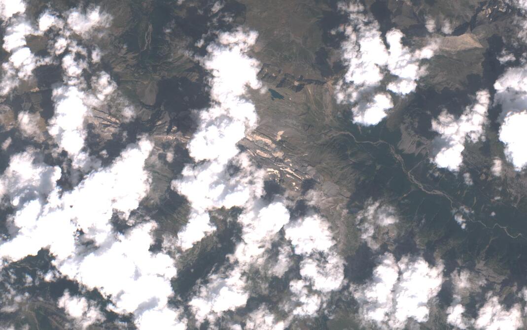 Aerial view of Monte Perdido
