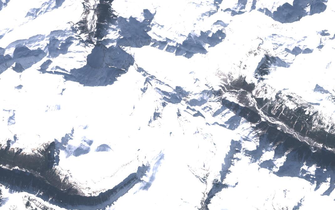 Aerial view of Monte Perdido