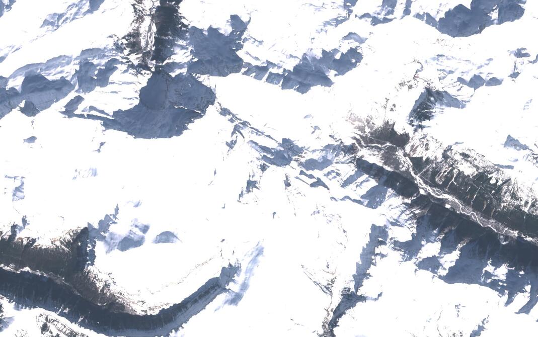 Aerial view of Monte Perdido