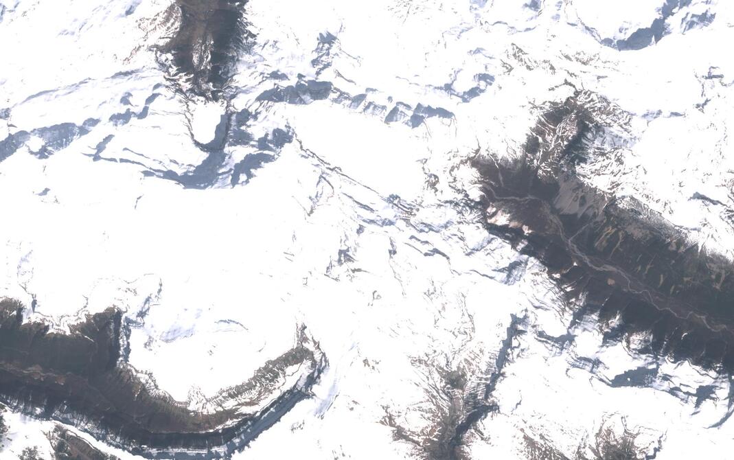 Aerial view of Monte Perdido