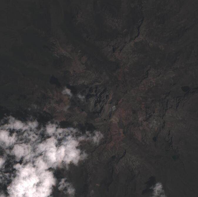 Aerial view of Mount Kenya