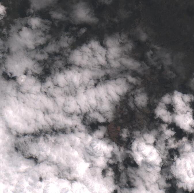 Aerial view of Mount Kenya