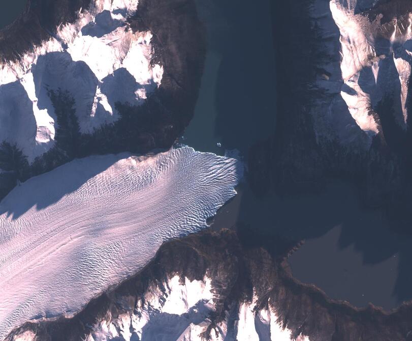 Aerial view of Perito Moreno