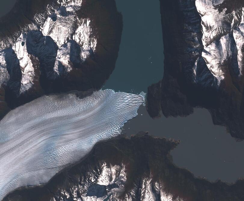 Aerial view of Perito Moreno