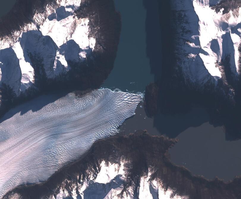 Aerial view of Perito Moreno