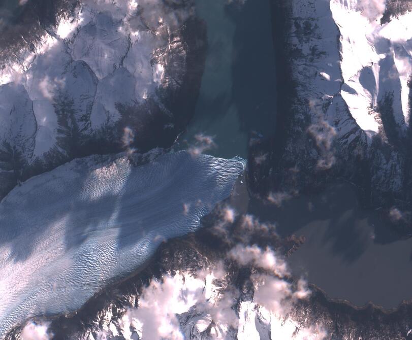 Aerial view of Perito Moreno