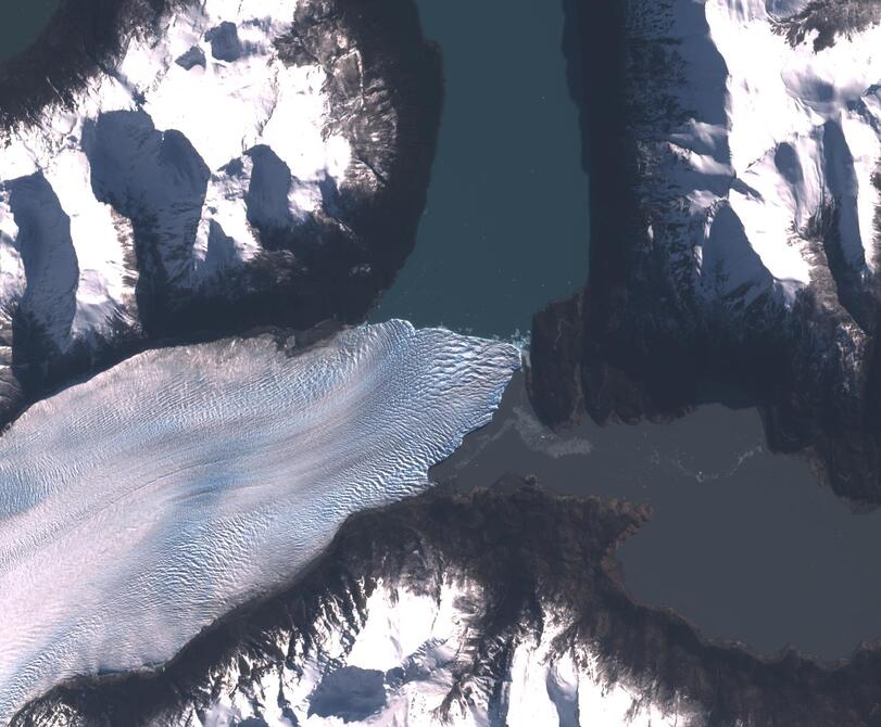 Aerial view of Perito Moreno