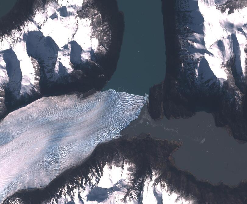 Aerial view of Perito Moreno