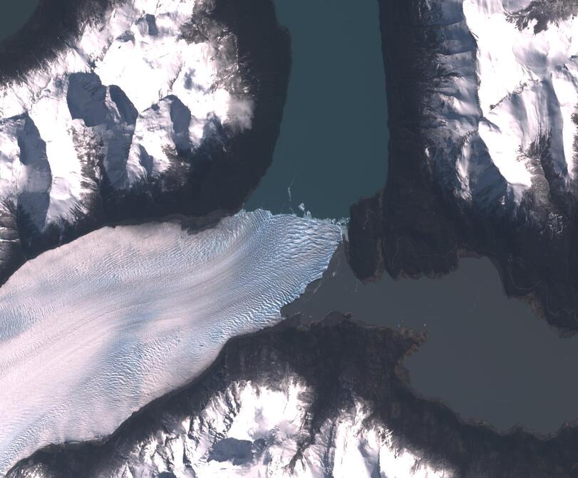 Aerial view of Perito Moreno