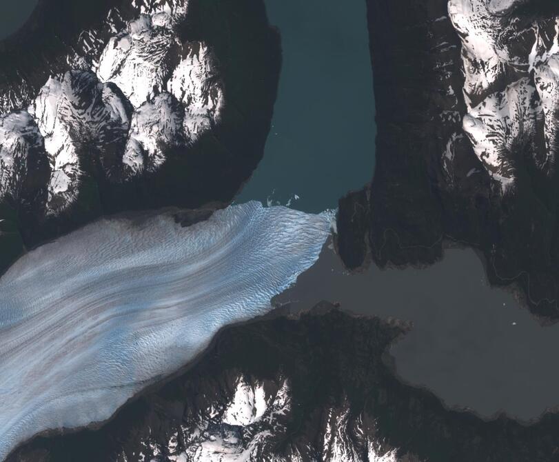 Aerial view of Perito Moreno