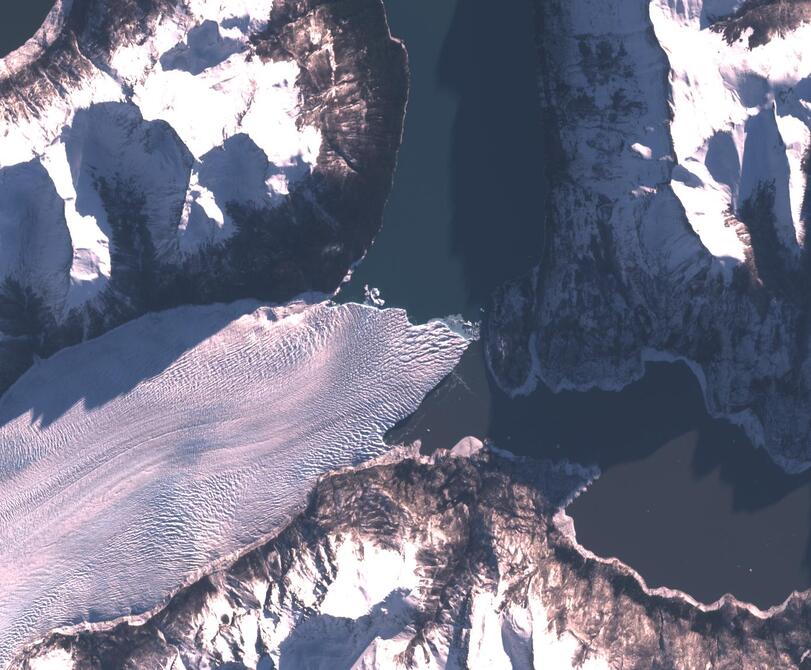 Aerial view of Perito Moreno
