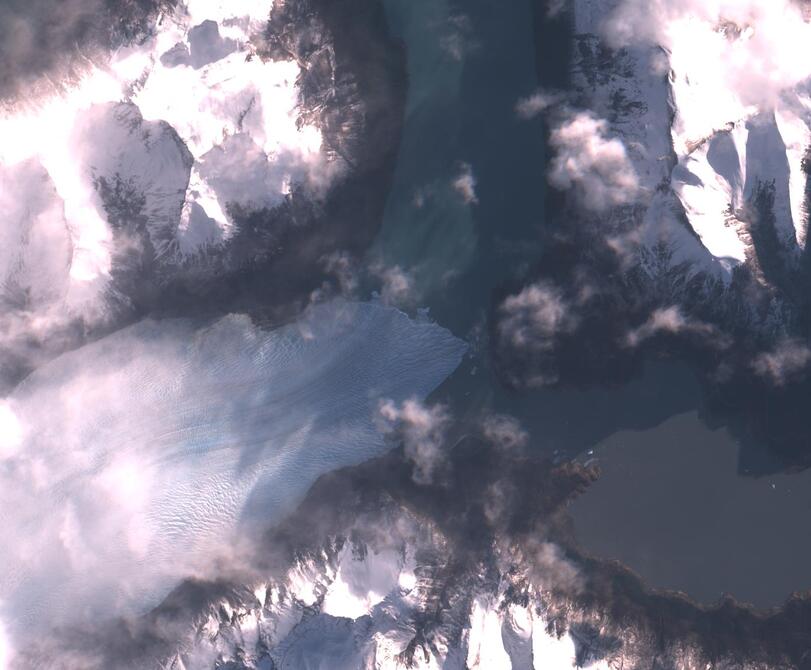 Aerial view of Perito Moreno