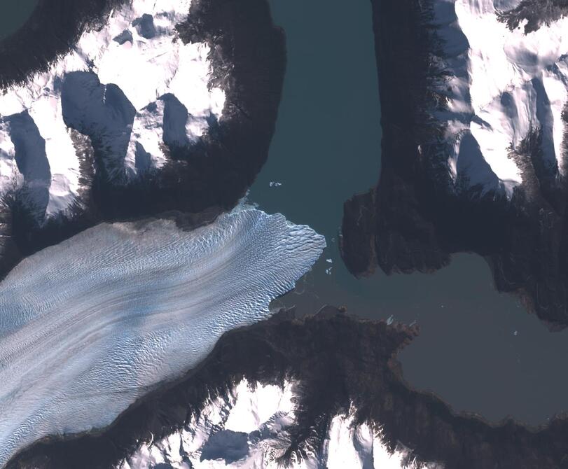 Aerial view of Perito Moreno