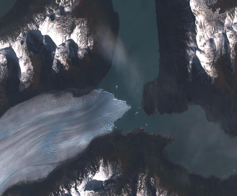 Aerial view of Perito Moreno