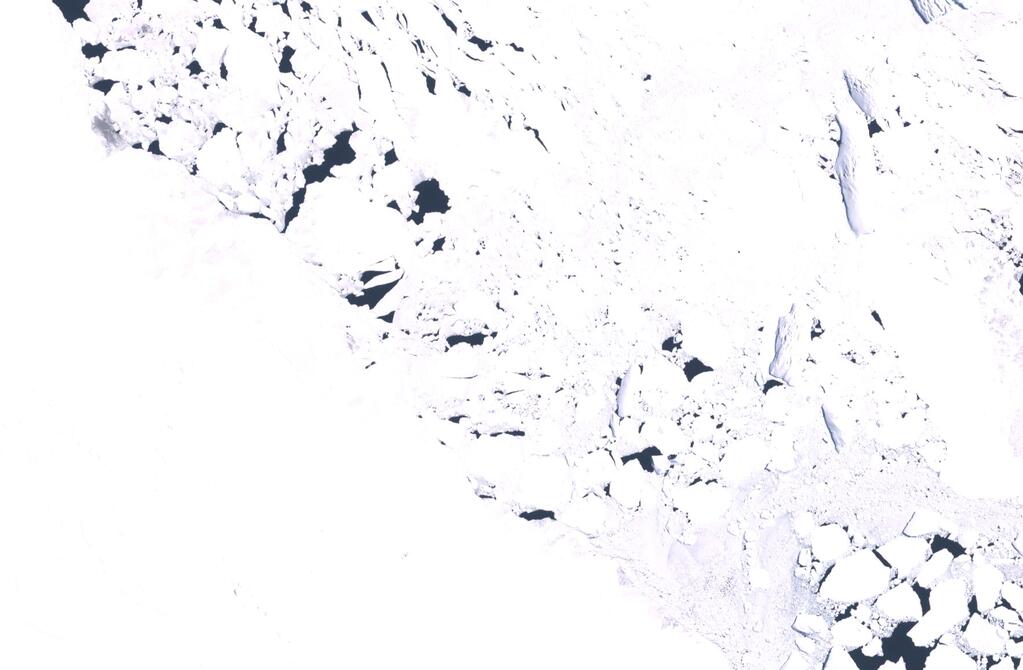 Aerial view of Thwaites Glacier