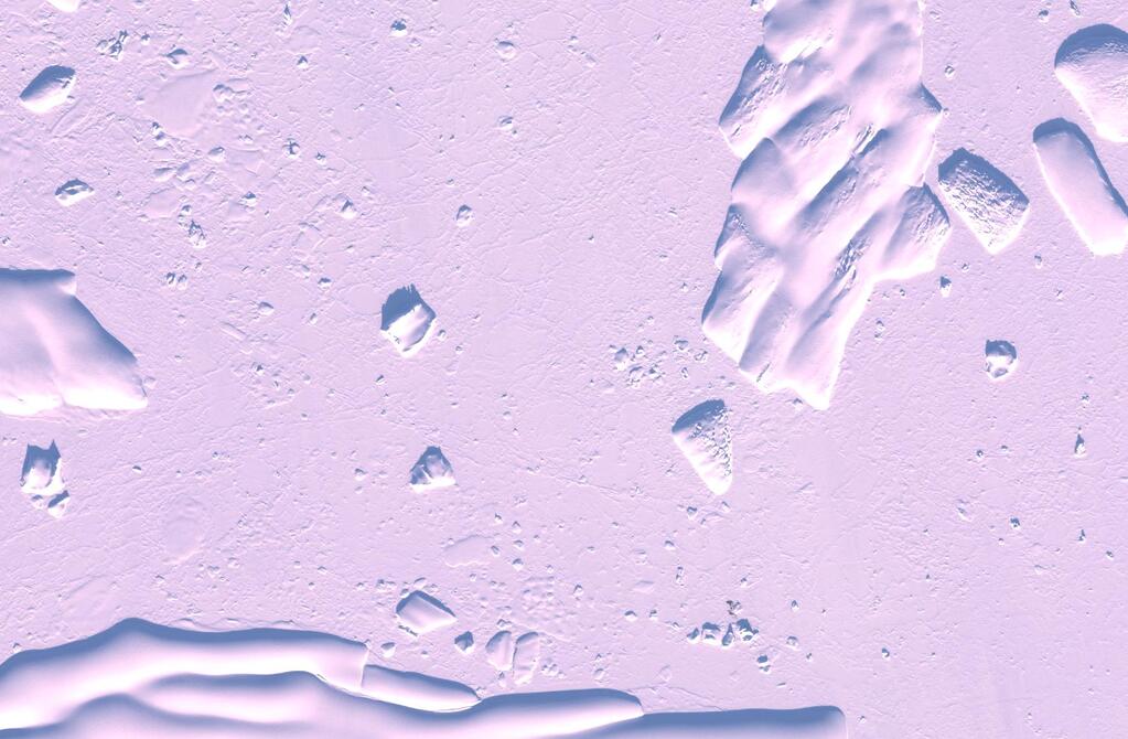 Aerial view of Thwaites Glacier