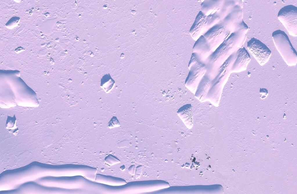 Aerial view of Thwaites Glacier
