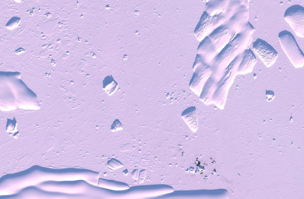 Aerial view of Thwaites Glacier