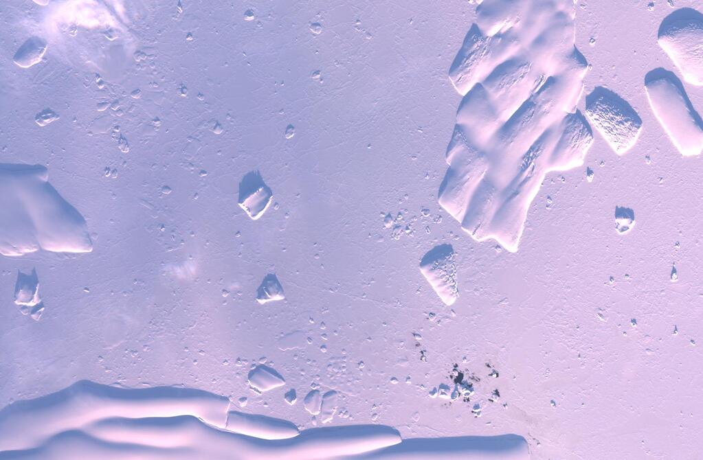 Aerial view of Thwaites Glacier
